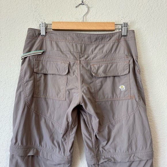 MOUNTAIN HARDWARE Womens Outdoor Ankle Zip Convertible Pants in Taupe - Picture 7 of 13